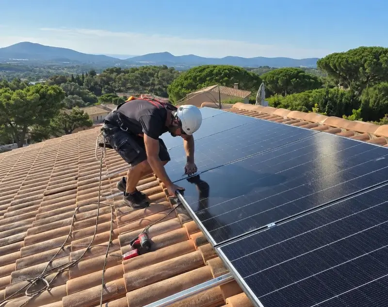 Installateur panneaux solaires Saint-Privat — pose photovoltaïque sur toiture
