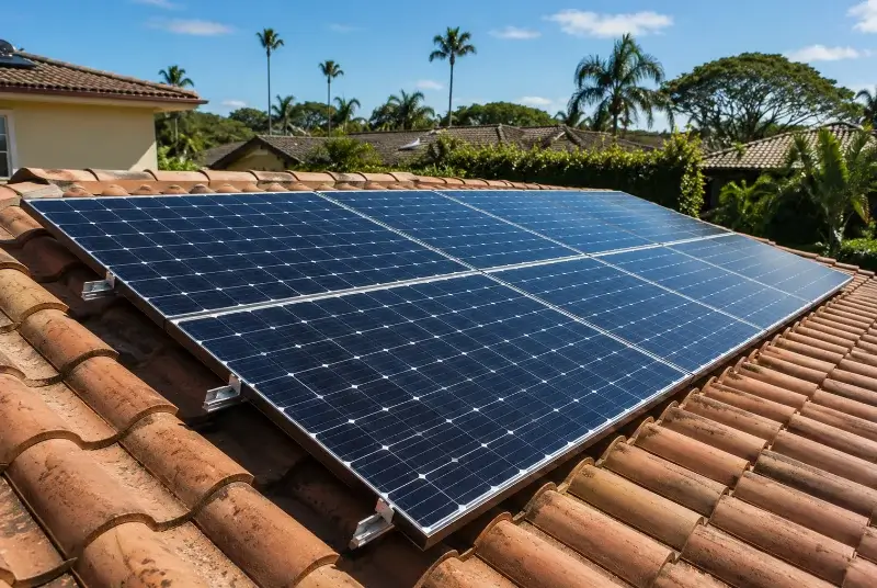 Installation de panneaux solaires à Saint-Privat